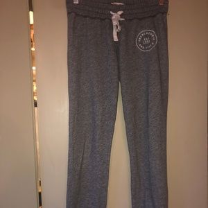 Abercrombie Heathered Grey Sweatpants XS